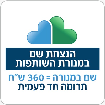 הנצחת שם במנורה - 360 ₪