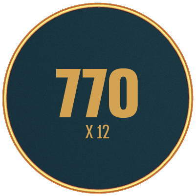 770 ש"ח לחודש למשך שנה - 770 ₪