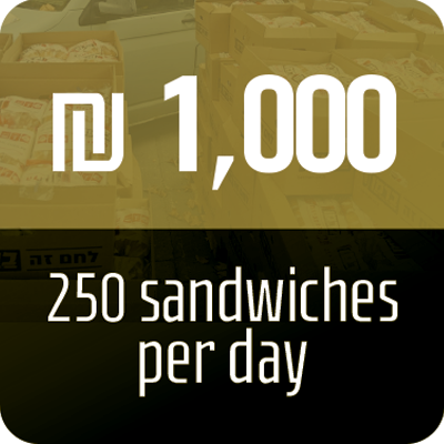 250 sandwiches - 250 $