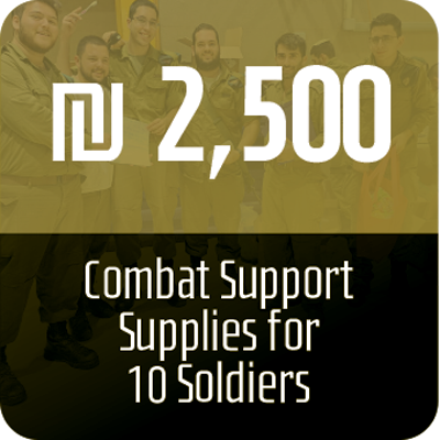 Combat Support supplirs for 10 soldiers - 625 $