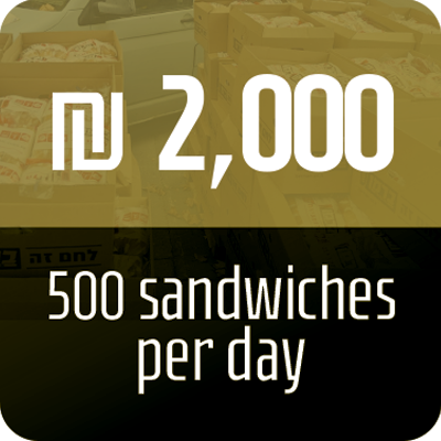 500 sandwiches - 500 $