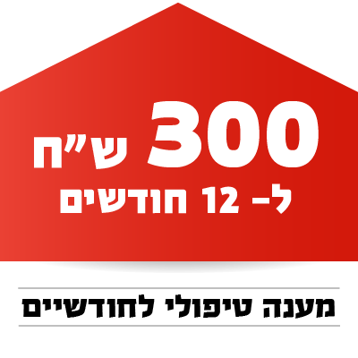 מענה טיפולי לחודשיים - 300 ₪