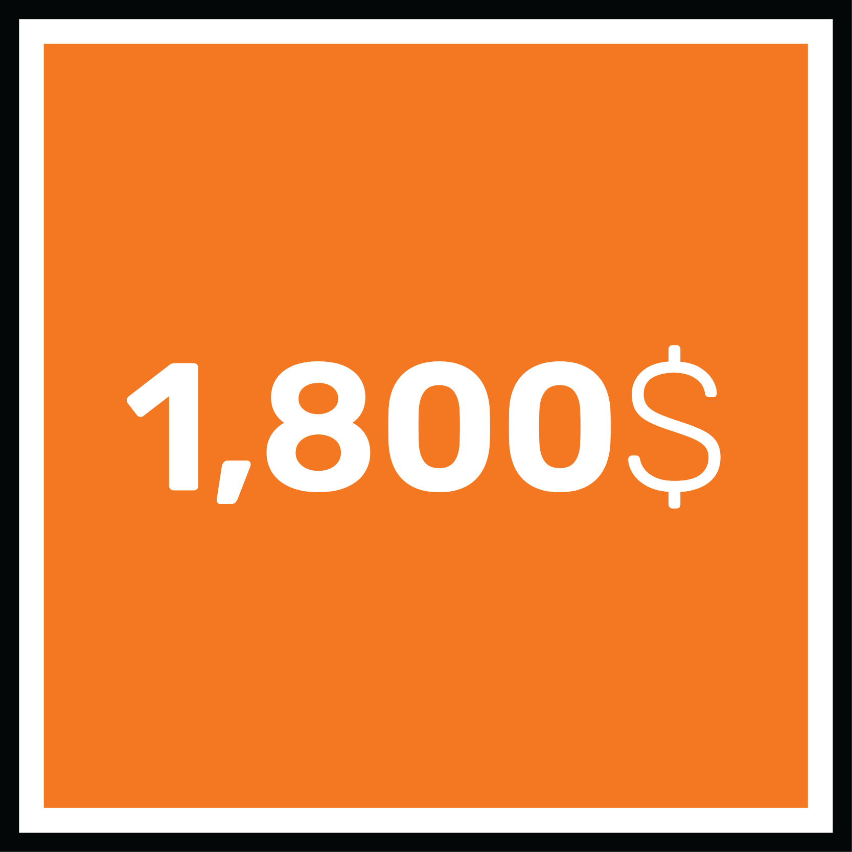 Two weeks of hope - 1800 $
