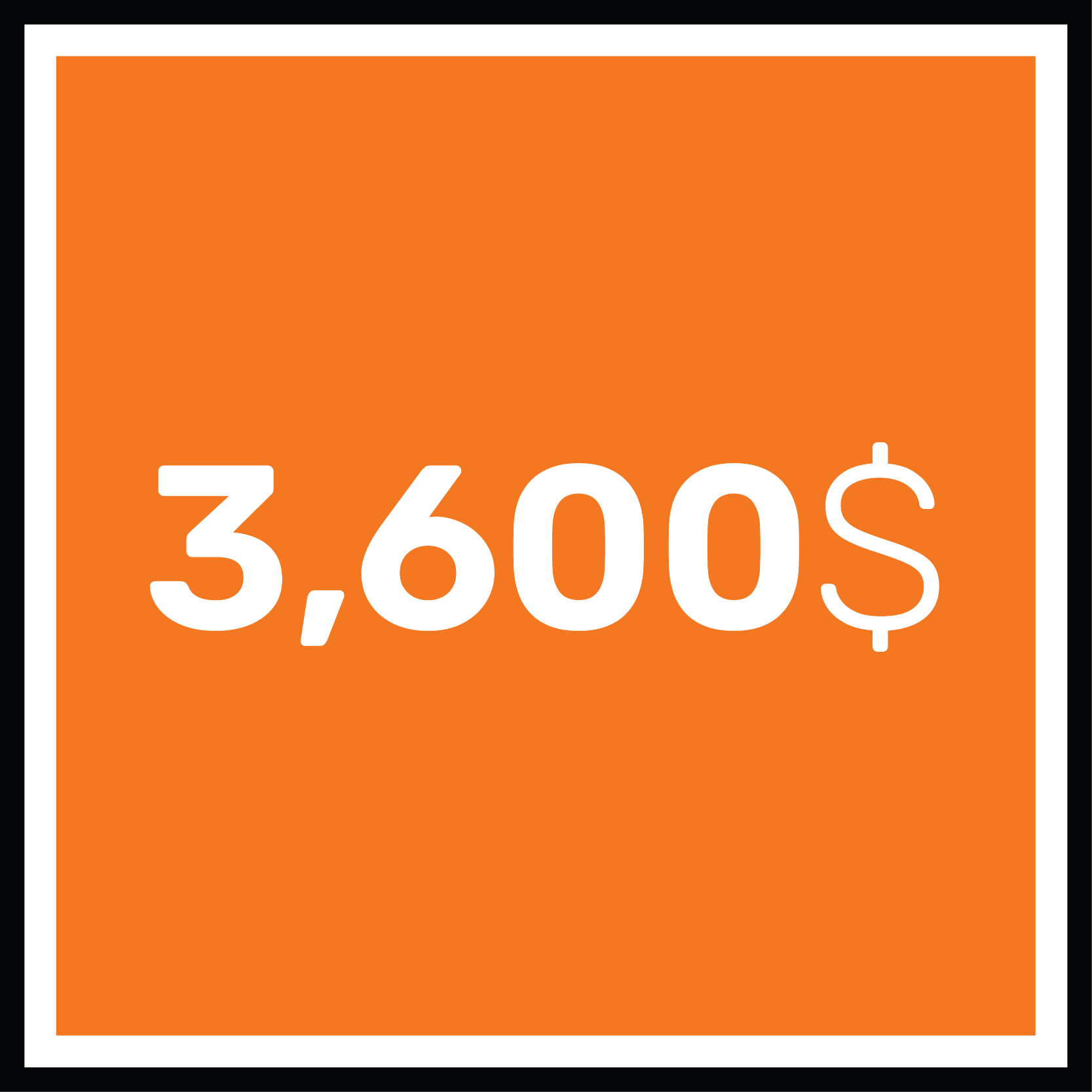 A month of hope - 3600 $
